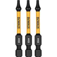 Forets pour tournevis &agrave; chocs FLEXTORQ 3 mcx, Torx, T-10, Prise 1/4" Les Fournitures Industrielles Méga