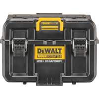 Chargeur 20V &agrave; deux ports ToughSystem 2.0, 14" x 15" x 9", Noir/Jaune Les Fournitures Industrielles Méga