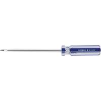 Tournevis &agrave; fente bleu transparent avec bandes, Tige de 5/16", Ronde, Prise en Plastique Les Fournitures Industrielles Méga
