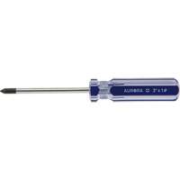 Tournevis Philips bleu transparent avec bandes, #1, Prise Plastique Les Fournitures Industrielles Méga