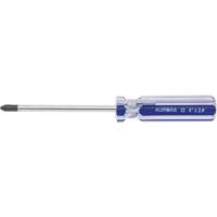 Tournevis Philips bleu transparent avec bandes, #2, Prise Plastique Les Fournitures Industrielles Méga