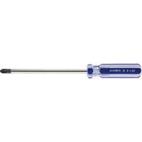 Tournevis Philips bleu transparent avec bandes, #3, Prise Plastique Les Fournitures Industrielles Méga