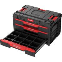 Arx&reg; 3-Drawer Toolbox, 23-1/10" x 15" x 13-2/5", Black Les Fournitures Industrielles Méga