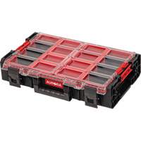 Arx&reg; 2X-Large Organizer with Bins, 23" x 15-1/5" x 6-4/5", Black Les Fournitures Industrielles Méga