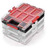 Arx Medium Organizer with Bins, 10-3/10" x 14-3/10" x 3", Black Les Fournitures Industrielles Méga