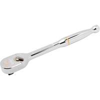 120XP Full Polish Chrome Teardrop Ratchet, 1/2" Drive, Ergonomic Handle Les Fournitures Industrielles Méga