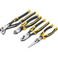 PITBULL Dual Material Mixed Plier Set, 4 Pieces Les Fournitures Industrielles Méga