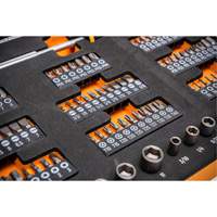 Slim Head Mechanics Tool Set in Foam Storage Tray Les Fournitures Industrielles Méga