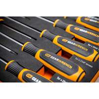 Torx&reg; Dual Material Screwdriver Set in Foam Storage Tray, 10 Pcs. Les Fournitures Industrielles Méga