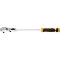 90-Tooth Dual Material Locking Flex Head Teardrop Ratchet Les Fournitures Industrielles Méga