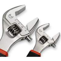 Quick-Fit-Jaw Adjustable Wrench Set, Adjustable, 2 Pieces, Imperial and Metric Les Fournitures Industrielles Méga