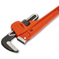 Cl&eacute; pour tuyau SLIM JAW, Cap des m&acirc;choires 1-9/10", Longueur 10", Fini Rev&ecirc;tement en poudre, Prise Non-ergonomique Les Fournitures Industrielles Méga