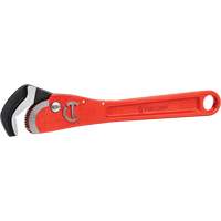 Cl&eacute; pour tuyau acier auto-ajustable, Cap des m&acirc;choires 1-1/2", Longueur 12", Fini Rev&ecirc;tement en poudre, Prise Non-ergonomique Les Fournitures Industrielles Méga
