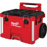 PACKOUT Rolling Tool Box, 18" x 22" x 19-1/2", Black/Red Les Fournitures Industrielles Méga