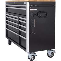 HDRC5212 Armoire mobile de s&eacute;rie HD, 12 tiroirs, 51-1/4" la x 21" p x 40-3/10" h, Noir Les Fournitures Industrielles Méga