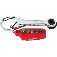 7-in-1 Multi-Bit Mini Ratchet, 5/16"/1/4" Drive, Plain Handle Les Fournitures Industrielles Méga