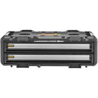 Bloc &agrave; 2 tiroirs TOUGHSYSTEM 2.0 DXL, 30" x 21-13/20" x 10", Noir/Jaune Les Fournitures Industrielles Méga