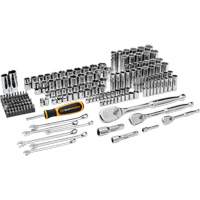 1/4", 3/8”, & 1/2" Drive 90T SAE/MM Mechanics Hand Tool Set Les Fournitures Industrielles Méga