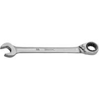 Cl&eacute; &agrave; cliquet r&eacute;versible combin&eacute;e, 12 pans, Fini Poli Les Fournitures Industrielles Méga