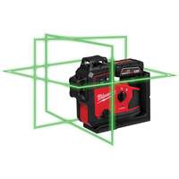 M12 Green 360° 3-Plane Laser with Automatic Alignment & Receiver Les Fournitures Industrielles Méga