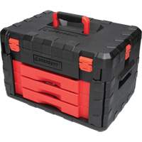 1/4", 3/8" & 1/2" Mechanics Hand Tool Set with 3-Drawer Storage Case Les Fournitures Industrielles Méga