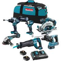 LXT Brushless 6 Tool Combo Kit, 18 V Les Fournitures Industrielles Méga