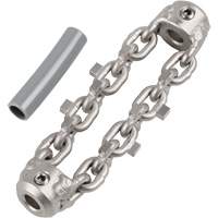 Chaîne de nettoyage de tuyaux de 2" pour c&acirc;ble de serpent &agrave; chaîne de 1/4" Les Fournitures Industrielles Méga