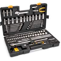 1/4" & 3/8" Drive 72-Tooth, 6-Point Professional Tool Set Les Fournitures Industrielles Méga