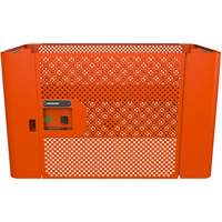 RAILWORKS Mesh Security Panel Single Door Lockable Storage Les Fournitures Industrielles Méga