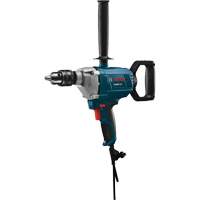 M&eacute;langeur-perceuse &agrave; poign&eacute;e b&ecirc;che, Mandrin 5/8", 9 A, 120 V, 0-700 Tr/min, Mandrin Avec cl&eacute; Les Fournitures Industrielles Méga