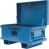 Jobsite Tool Box, 33" x 20-3/10" x 18-3/10", Steel, Blue Les Fournitures Industrielles Méga