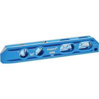 TRUE BLUE&reg; Die Cast Torpedo Level, 8" L, Aluminum, 4 Vials, Magnetic Les Fournitures Industrielles Méga