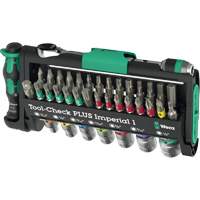 Ensemble d'outils en mesures imp&eacute;riales 1 Tool-Check PLUS, 39 Mcx, Prise de 1/4" Les Fournitures Industrielles Méga