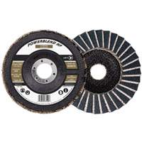 Disque &agrave; lamelles POWERBLEND NF, 4-1/2" x 7/8", Type 29, Grain Z60, Alumine de zirconium Les Fournitures Industrielles Méga