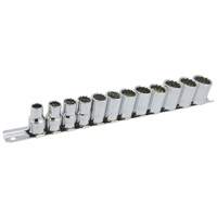 Jeu de douilles m&eacute;triques &agrave; 12 pans SS3812M-12 , 12 Mcx, Prise de 3/8" Les Fournitures Industrielles Méga
