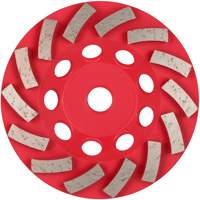 DIAMOND MAX Turbo 14-Segment Diamond Cup Wheel Les Fournitures Industrielles Méga