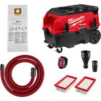M18 FUEL 9 Gallon Dual Battery Dust Extractor with PACKOUT Compatibility and VACLINK Kit, 27-3/4" x 19" Les Fournitures Industrielles Méga