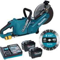 Tronçonneuse &agrave; meule &eacute;lectrique 40?V?max XGT sans balais avec trousse de batteries 8,0?Ah , 9", 40 V Les Fournitures Industrielles Méga