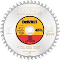 Lame circulaire pour m&eacute;taux ferreux, 8", 40 dents, Pour M&eacute;tal Les Fournitures Industrielles Méga