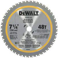 Lame de scie circulaire, 7-1/4", 48 dents, Pour M&eacute;tal Les Fournitures Industrielles Méga