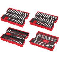 Metric & SAE Ratchet & Socket Set with Trays for PACKOUT Drawers, 242 Pcs, Impact, 1/4"/3/8"/1/2" Drive Size, Deep Les Fournitures Industrielles Méga