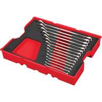 SAE Wrench Set with Tray for PACKOUT Drawers, Combination, 15 Pieces, Imperial Les Fournitures Industrielles Méga