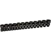 6 Point SAE Socket Set, 29 Pcs, Impact, 3/4" Drive Size Les Fournitures Industrielles Méga