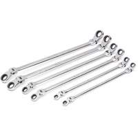 90-Tooth 12 Point Metric GearBox Double Ratcheting Wrench Set, Flex Head, 6 Pieces, Metric Les Fournitures Industrielles Méga