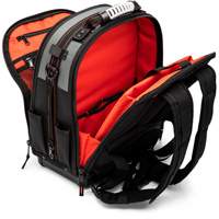 Sac &agrave; dos pour ouvrier, 18" lo x 10" la, Noir/Gris/Orange, Polyester Les Fournitures Industrielles Méga