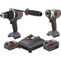 Hammer Drill & Impact Driver Combo Tool Kit, Lithium-Ion, 20 V Les Fournitures Industrielles Méga