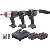 Screwdriver, Hammer Drill & Impact Driver Combo Tool Kit, Lithium-Ion, 20 V Les Fournitures Industrielles Méga