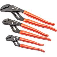 Straight Jaw Dipped Handle Tongue & Groove Plier Set, 3 Pieces Les Fournitures Industrielles Méga