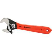 Adjustable Wrench, 4" L, 1/2" Max Width, Black Oxide Les Fournitures Industrielles Méga