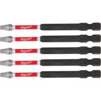 SHOCKWAVE Impact Recess Power Bits, Square, 2 Tip, 3-1/2" Length Les Fournitures Industrielles Méga